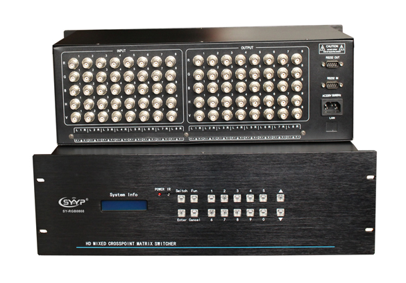RGB矩陣切換器 SY-RGB0808