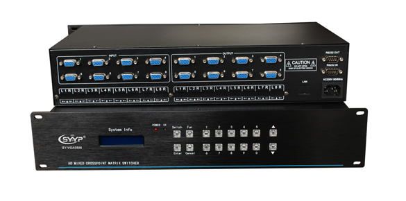 VGA矩陣切換器 SY-VGA0808