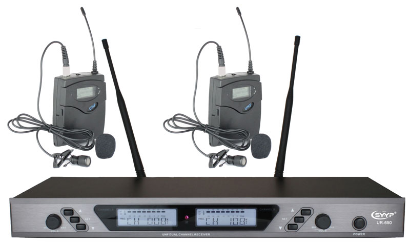 UR-650 & UT-650一拖頭戴領夾麥克風